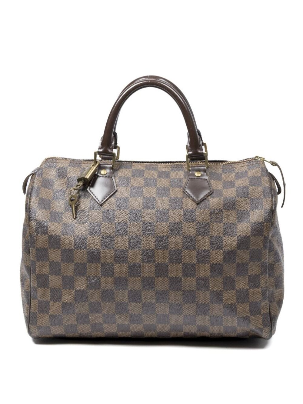 Louis Vuitton Speedy Brown Damier Ebene Handbag